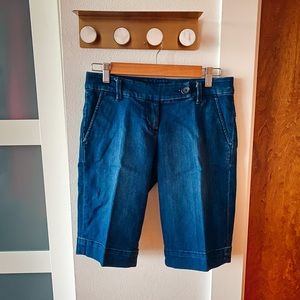 🔵The Limited Blue Jean Bermuda Shorts